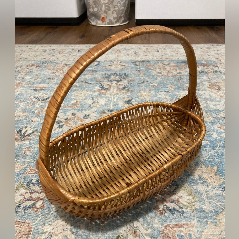 Gods eye design woven basket - Picture 2 of 4